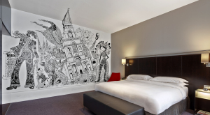 Chris Price and Delisia Howard / Andaz Hotel Guest Room Installation (Debut Art, Design Projects, illustrator)