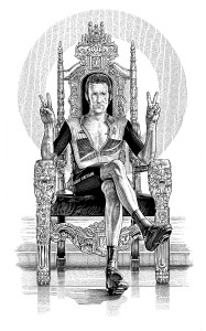 Dave Hopkins’ Drawings take a trip to the Palace (Advertising Campaigns, Design Projects, illustrator, Phosphor Art)