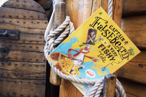 Fred Blunt launches Captain Falsebeard aboard The Golden Hinde! (Bright Group, Children’s Books, Events)