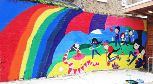 #SparkSomethingGood – Lucy Fleming Mural for M&S Initiative (Advertising Campaigns, Bright Group, Children’s Books, Events)