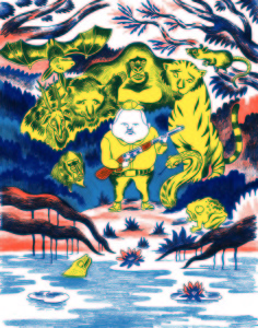 Phosphor Art introduce Marcus (Editorial Commissions, illustrator, Phosphor Art, Publishing Jobs)