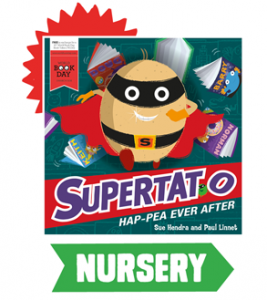 ‘Supertato: Hap-pea ever after’ chosen for World Book Day 2016! (Awards, Bright Group, Children’s Books, illustrator)
