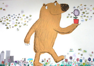 Neal Layton: Bartholomew & The Bees Mural (Arena Illustration, Design Projects, illustrator)