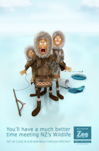 Jean-Pierre Le Roux for Wellington Zoo (Advertising Campaigns, illustrator, Meiklejohn)