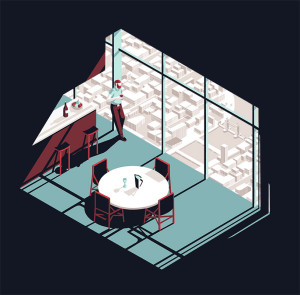Tom Haugomat – South Bank Tower (Advertising Campaigns, Design Projects, illustrator)