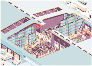 Tom Haugomat – New Covent Garden Market (Advertising Campaigns, illustrator)