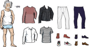 Harvey Nichols Dress Up Magnets by Jon Rogers (Advertising Campaigns, Design Projects, illustrator, Phosphor Art)