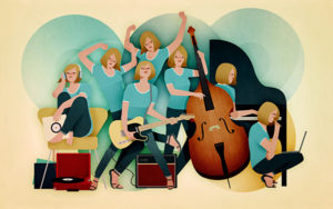 wetransfer flow (Advertising Campaigns, Design Projects, illustrator)