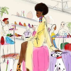 Lipstick is delighted to be exclusively representing new artist Anjelica (illustrator, Lipstick of London)