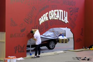 Tobias Hall for the Stoke Art Fair, Munich and for Cadillac. (Debut Art, Events, illustrator)