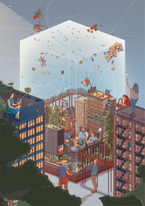 Doug John Miller for The Atlantic Magazine (Debut Art, editorial, illustrator)