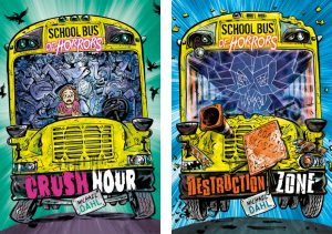 All Aboard the School Bus of Horrors Illustrated by Euan Cook (Arena Illustration, illustrator)