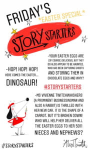 Pencils at the ready for Alex T Smith’s Story Starter project – The Insider: Steph Laberis and Little Golden Books (Agency Interviews, Bright Group, Children’s Books, illustrator) (Arena Illustration, illustrator)