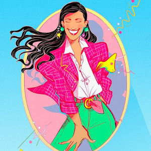 Young Earl Grey x Nylon Japan (illustrator, Lipstick of London)