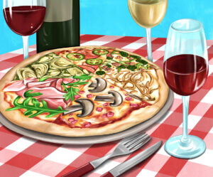 Pizza Night (editorial, Illustration Ltd, illustrator)