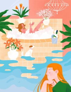 Sam Prentice for Elle Decoration (Bright Group, editorial, illustrator)