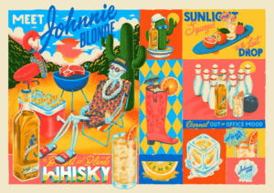 Alan Berry Rhys / Johnnie Blonde (Debut Art, Design Projects, illustrator)