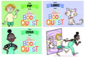 Emily Fox Illustrates The Secret Book Quest for Libraries in Devon (Arena Illustration, illustrator)