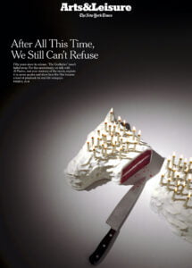 50 Years Of The Godfather / The New York Times / Justin Metz (Debut Art, editorial, illustrator)