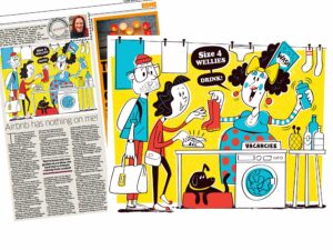The Boy Fitz Hammond/The Metro (editorial, illustrator, NB Illustration)