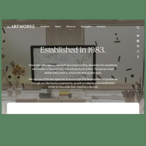 A new look for the The Artworks; our amazing new website is now live! (illustrator, The Artworks)