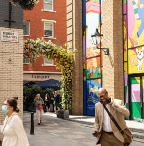 Check out Lizzie King’s joyous window displays for The Yards, Covent Garden. (illustrator, The Artworks)