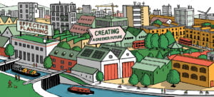 Transport Solutions Mural (Arena Illustration, illustrator)