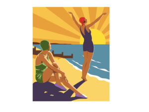 Laurence Whiteley – Retro travel posters (illustrator, NB Illustration)
