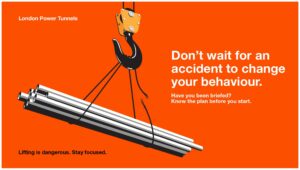 Ben Hasler – London Power Tunnel safety posters. (illustrator, NB Illustration)