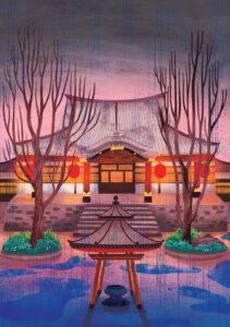 Amy Grimes illustrates Cinematic Places for White Lion Publishing (illustrator, publishing, The Artworks)
