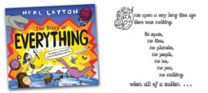 THE STORY OF EVERYTHING BY NEAL LAYTON (Arena Illustration, illustrator, publishing)