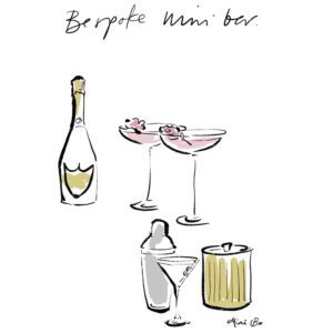 Hilton Park Lane x Francesca Waddell (illustrator, Lipstick of London)