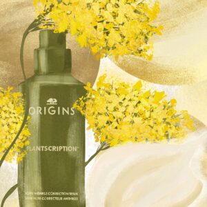 Megan St Clair x Origins Plantscription (illustrator, Lipstick of London)