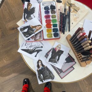 Jess Rose Bird for Karl Lagerfeld (Events, illustrator)