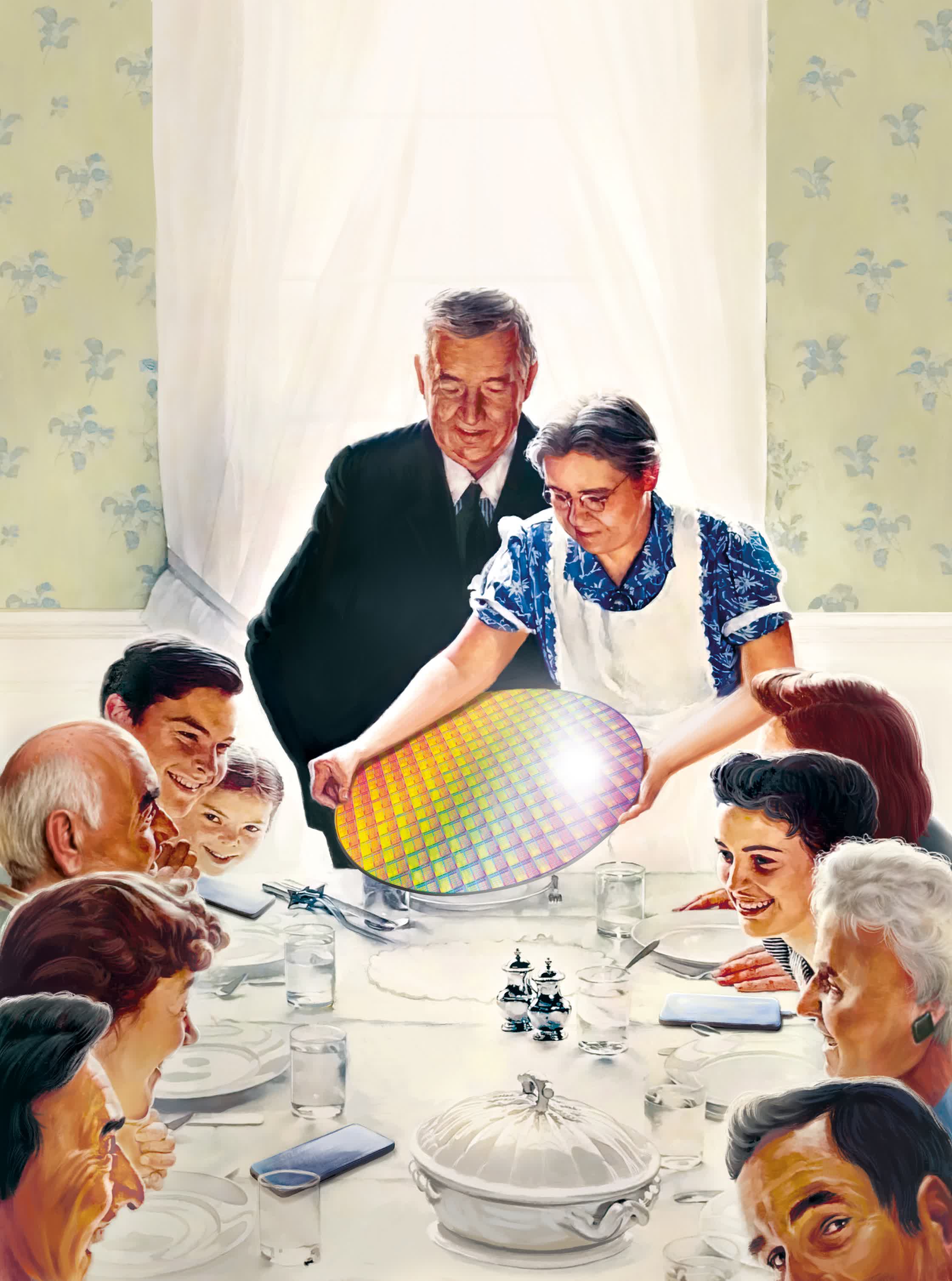 The Economist cover – Mona Eing & Michael Meissner (Debut Art, illustrator)