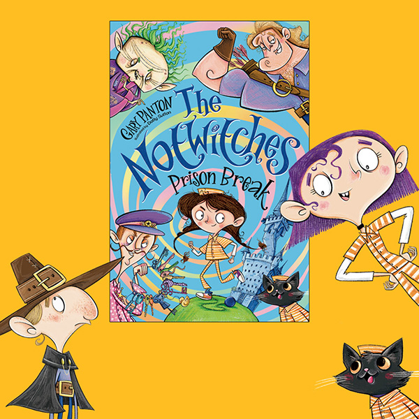 DOTTY SUTTON RETURNS WITH THE NOTWITCHES: PRISON BREAK! (Arena Illustration, illustrator, publishing)