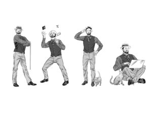 EOIN COVENEY – ADDLESHAW GODDARD – DATA HEROES (illustrator, Phosphor Art)