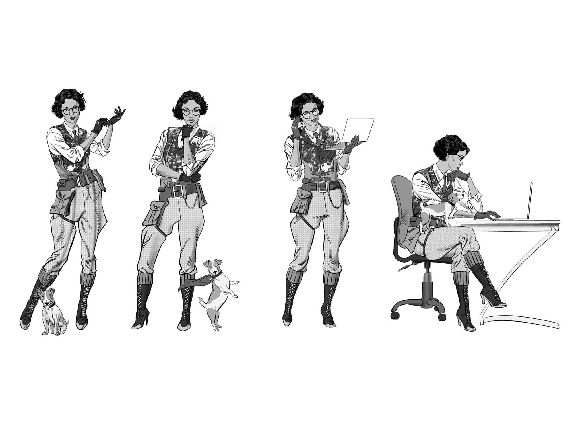 EOIN COVENEY – ADDLESHAW GODDARD – DATA HEROES (illustrator, Phosphor Art)