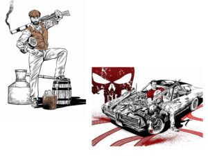 EOIN COVENEY – ADDLESHAW GODDARD – DATA HEROES (illustrator, Phosphor Art)