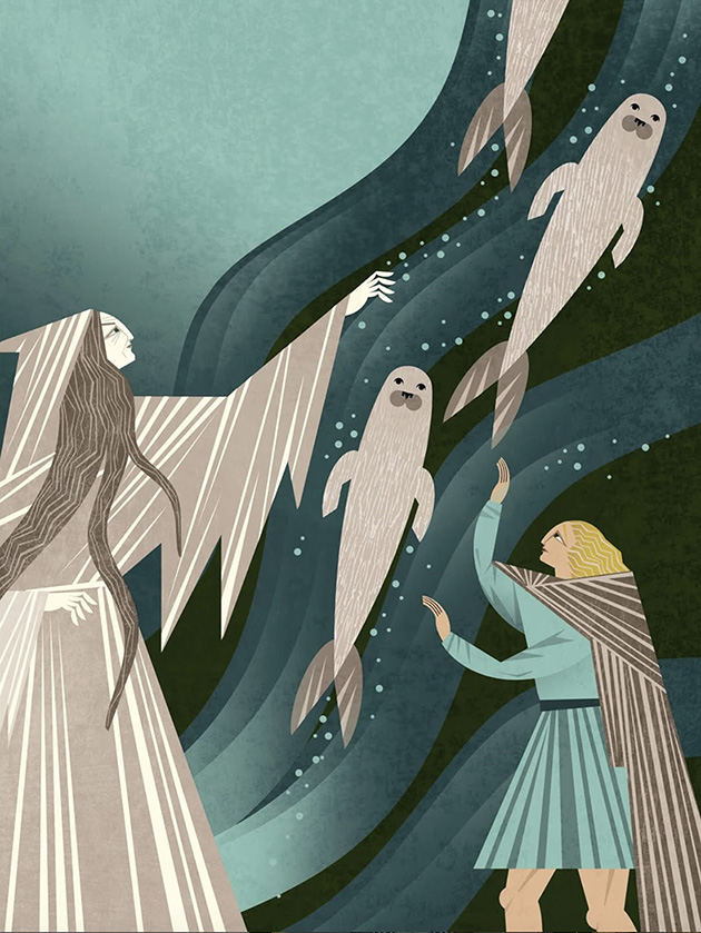 Celtic Myths, illustrated by Katie Ponder (illustrator, publishing, The Artworks)