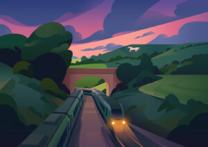 MARK BOARDMAN for NETWORK RAIL (Advertising Campaigns, illustrator, Meiklejohn)