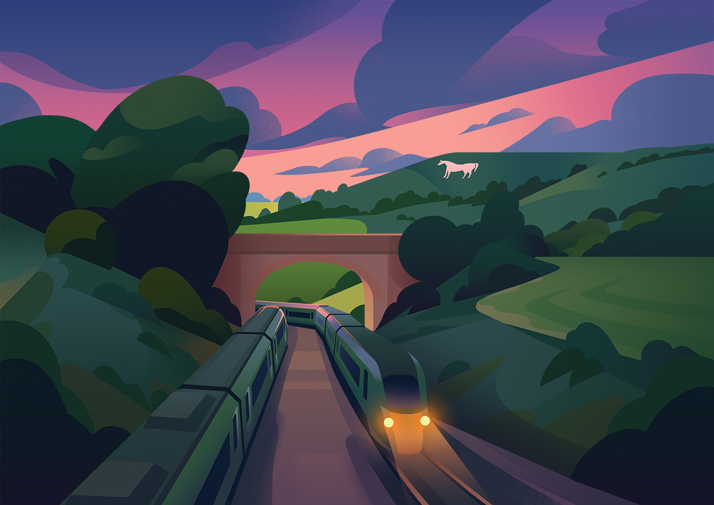 MARK BOARDMAN for NETWORK RAIL (Advertising Campaigns, illustrator, Meiklejohn)