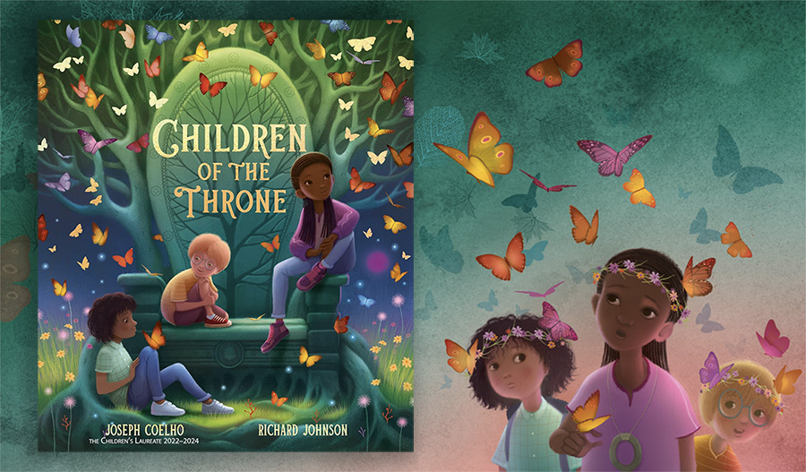 RICHARD JOHNSON WEAVES MAGIC IN CHILDREN OF THE THRONE (Arena Illustration, illustrator, publishing)