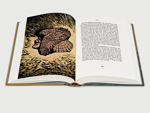 Chris Wormell and The Folio Society, H is for Hawk (illustrator, publishing, The Artworks)