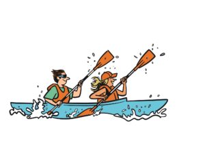 MARK LONG – EASY JET MAGAZINE . (editorial, illustrator, NB Illustration)