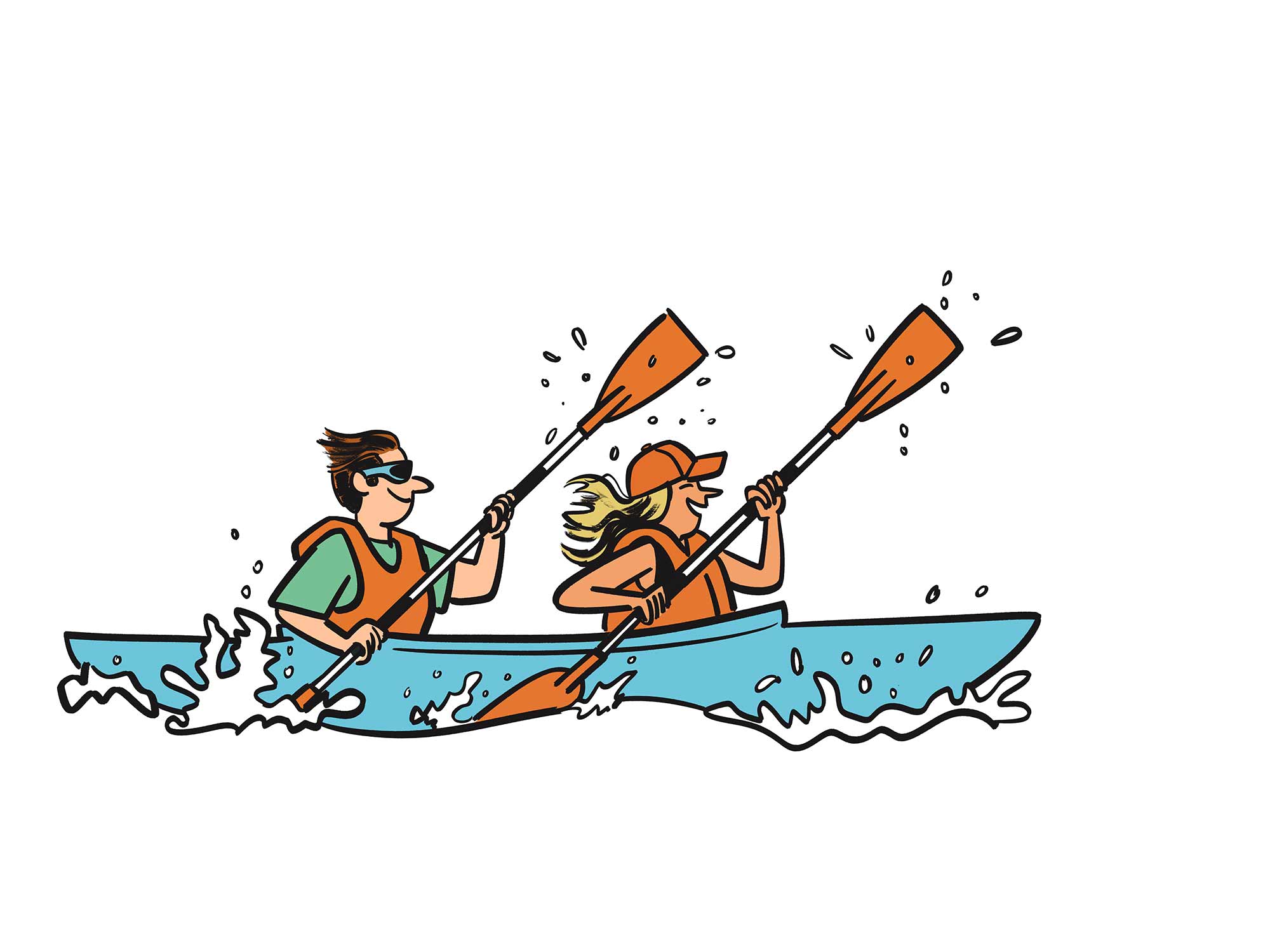 MARK LONG – EASY JET MAGAZINE . (editorial, illustrator, NB Illustration)