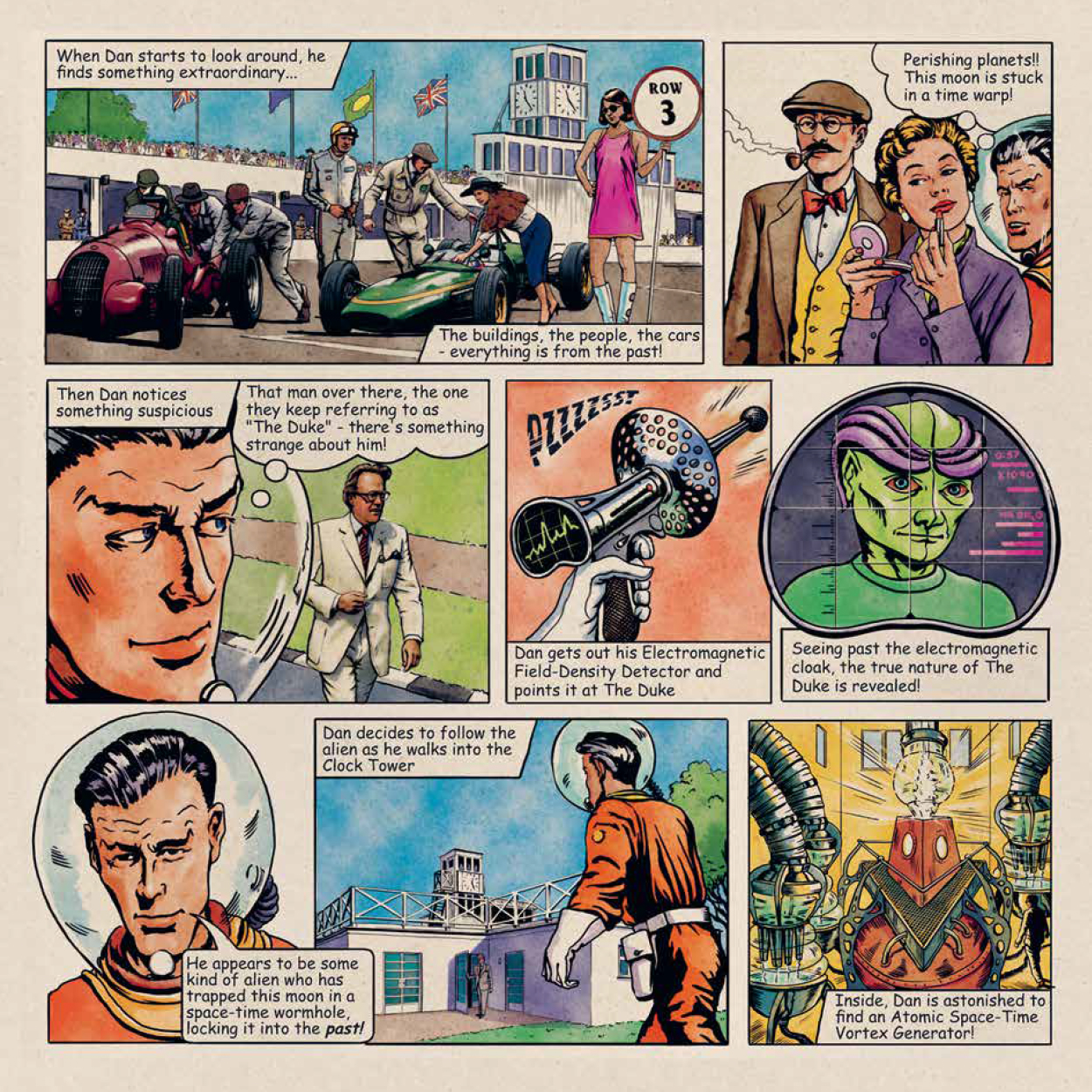 Gary Walton for Goodwood Revival (Design Projects, illustrator, Meiklejohn)