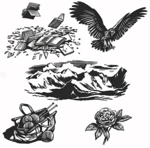 Chris Wormell for Philip Pullman’s ’The Rose Field’ (illustrator, publishing, The Artworks)