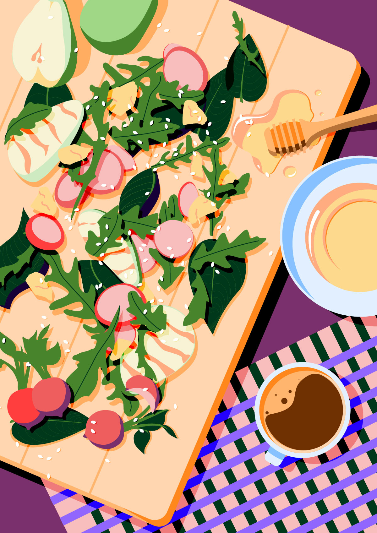 Eat Your (Arabella) Greens (illustrator, Phosphor Art)