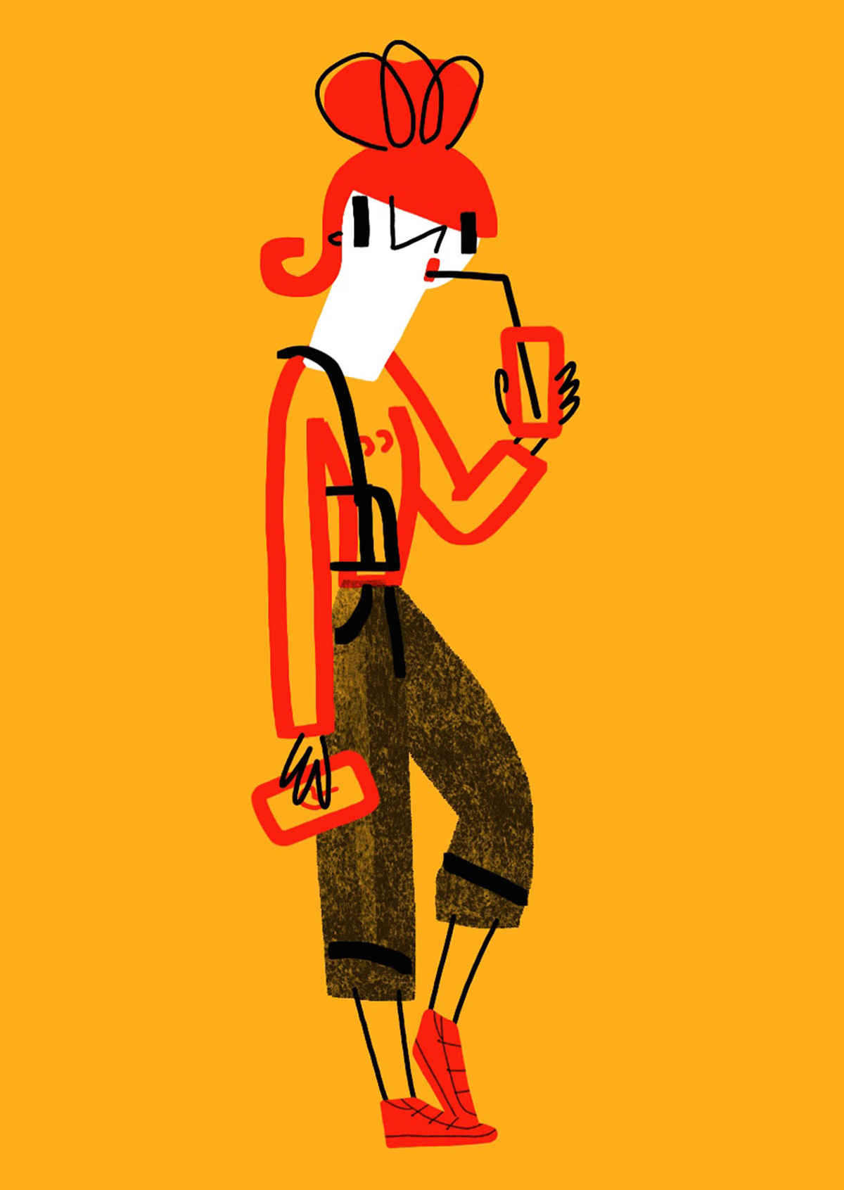 Get into Character with Oxo (illustrator, Phosphor Art)